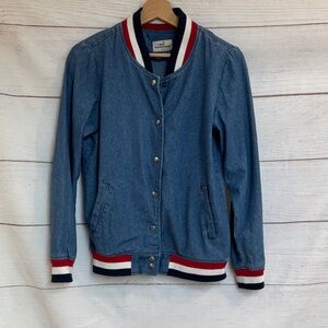 Women's lightweight Blue Denim Jacket Marine Layer size Small